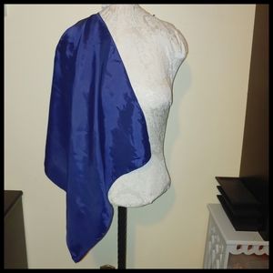 🎁3 for $10 Vintage Sheer Navy Blue Scarf